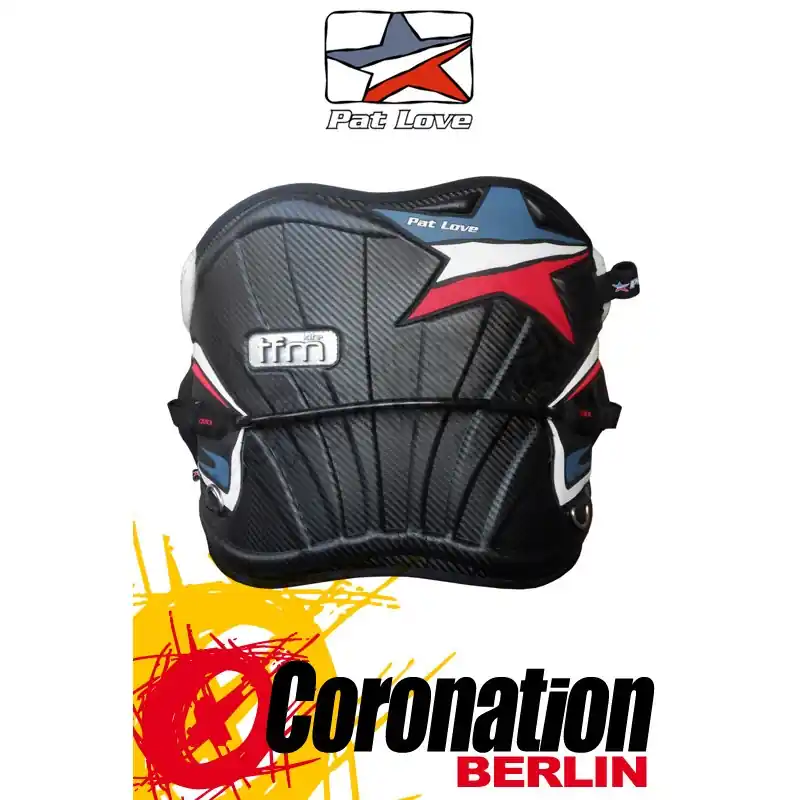 Pat Love TFM contour Trapez Kite Waist Harness Black-Carbon Bestseller