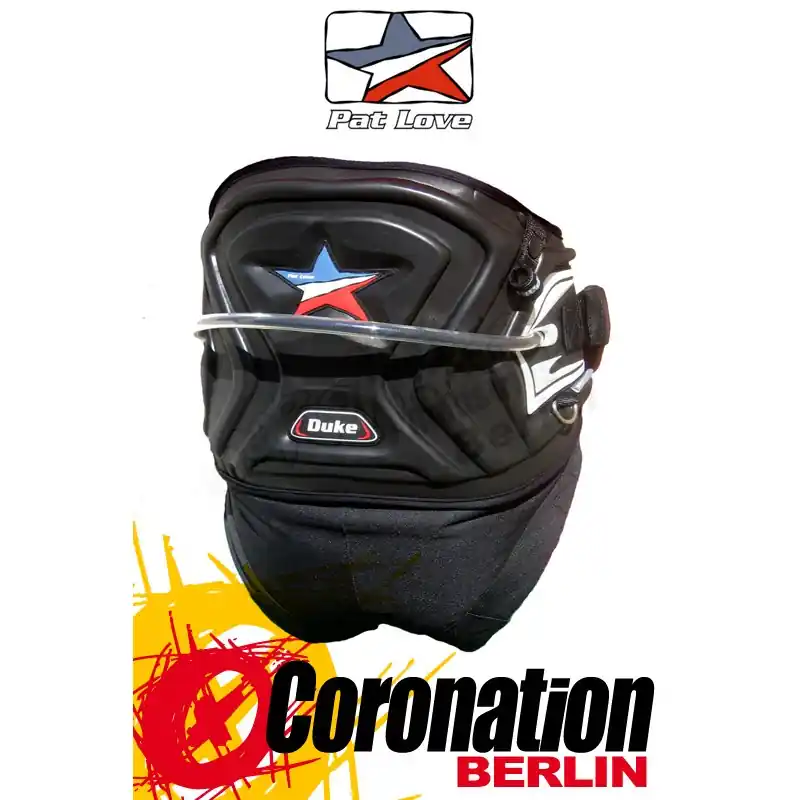 Pat Love Duke Hybrid Trapez Kite Harness Black Expressversand