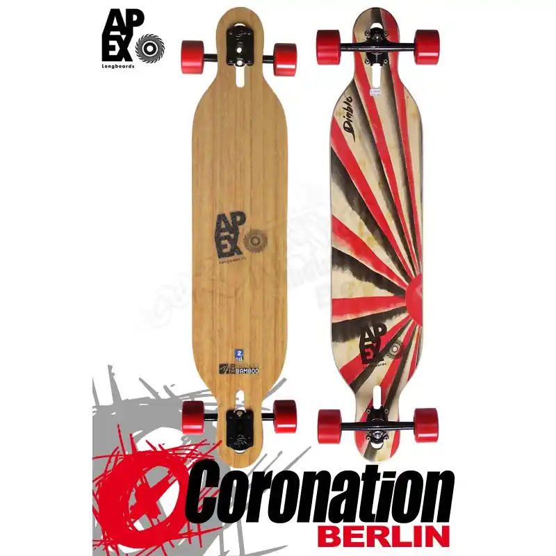 Apex Longboard Komplett Diablo Bamboo Flex2 Markenprodukt