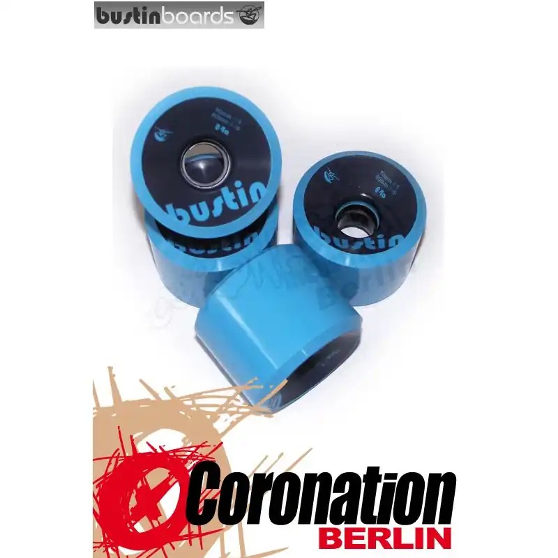 Bustin Rollen Boca 70mm 84a Wheels - Blue Markenprodukt