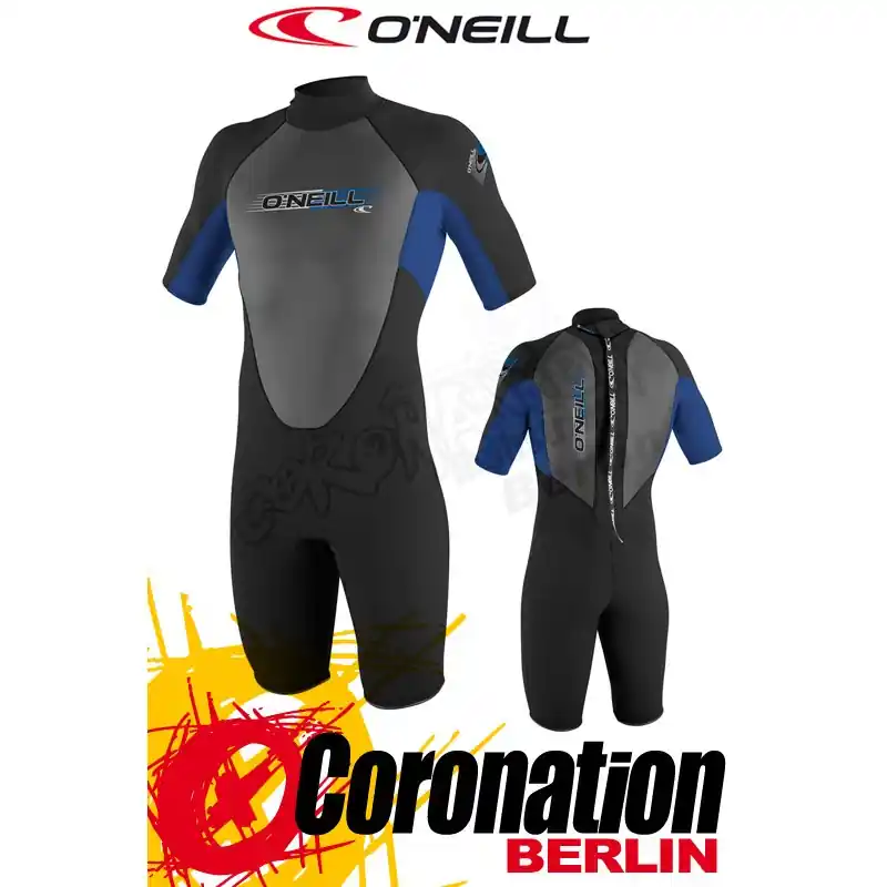 Neue Kollektion O‘Neill Reactor Spring 2mm Shorty Neoprenanzug blk-pac-graph