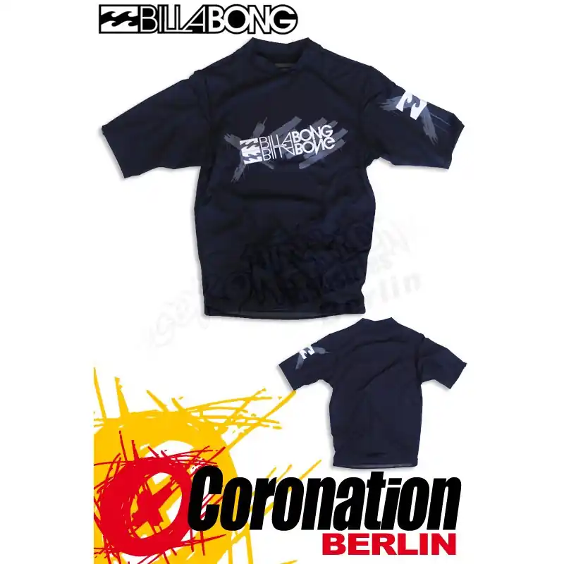 Rabatt Billabong Rashguard Babylone SS - Black