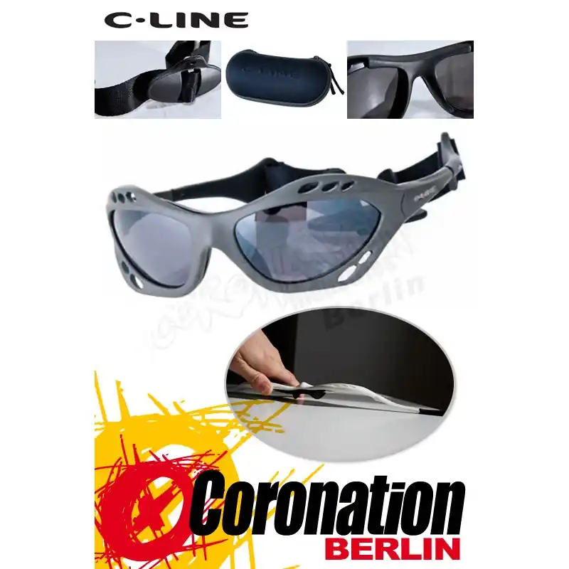 Letzte Chance C-Line Classic Kite Sonnenbrille - Dark Grey