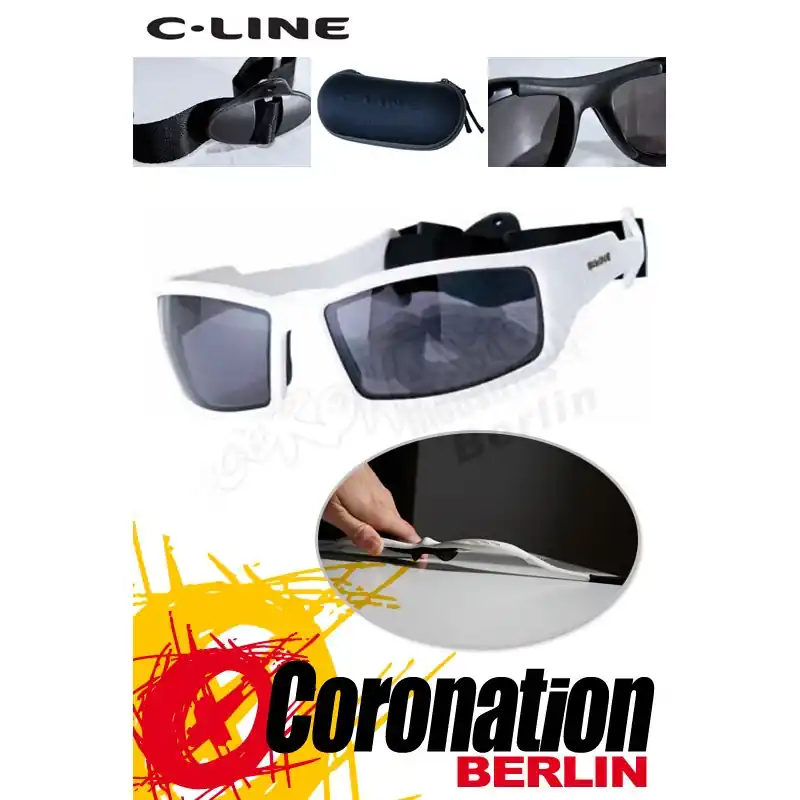 C-Line Davy Kite Sonnenbrille - White Glossy Sale