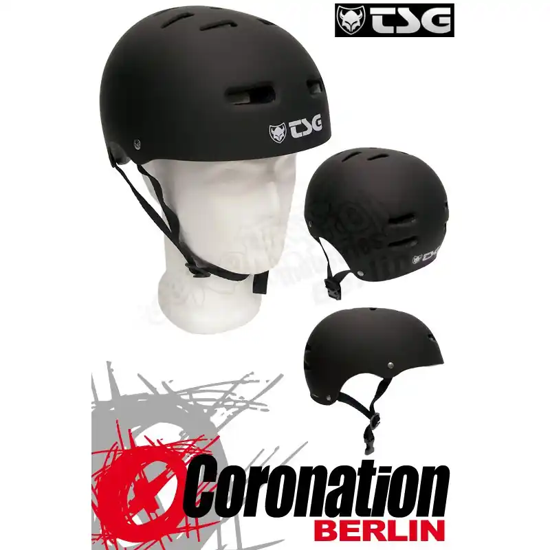 TSG Helm Skate BMX - Schwarz Nur Für Kurze Zeit
