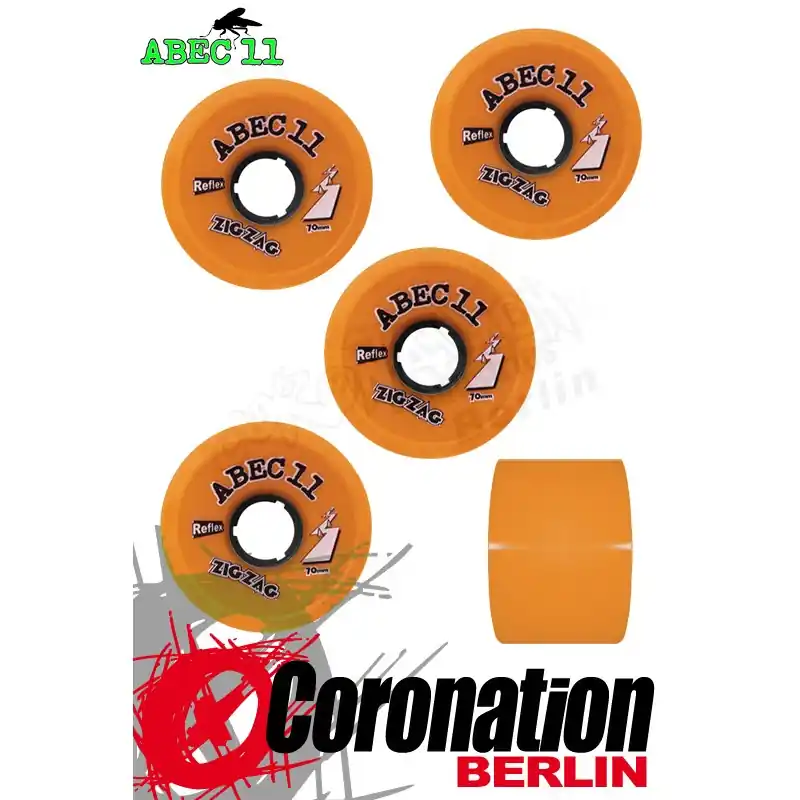 Direkt Vom Hersteller ABEC11 Rollen ZigZag Reflex Wheels 70mm 86a