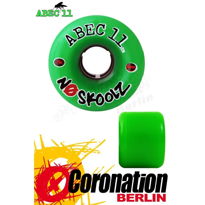Preisknaller ABEC11 Rollen No Skoolz 65mm 96a Wheels