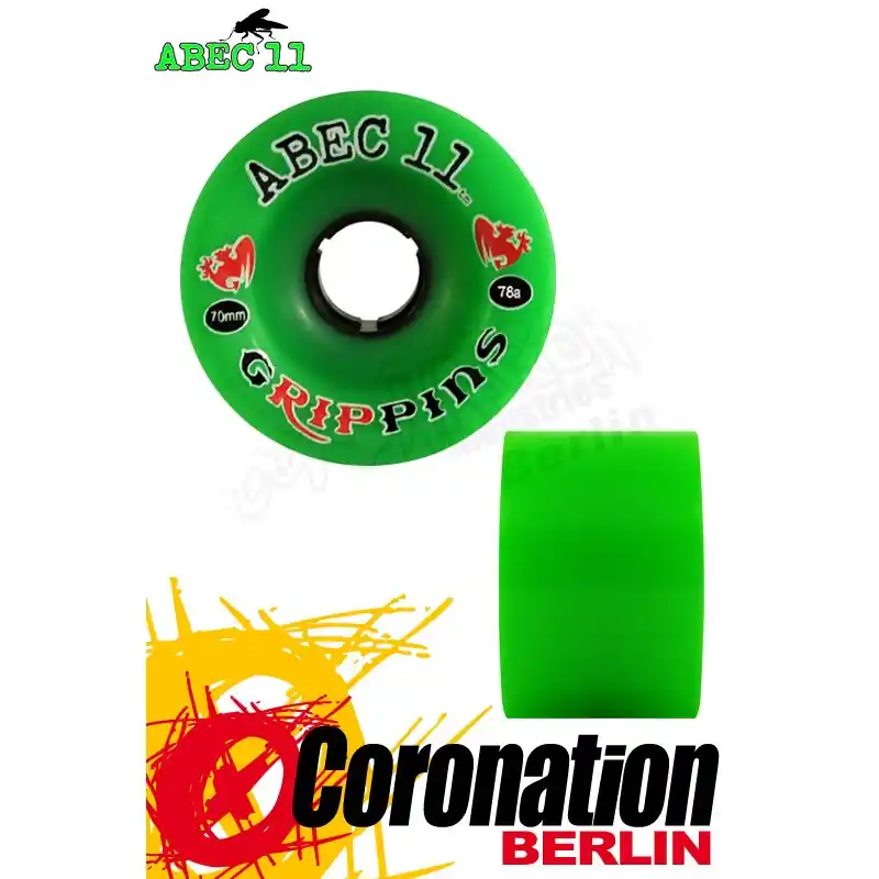 Nur Heute ABEC11 Rollen Grippins 70mm 84a Wheels