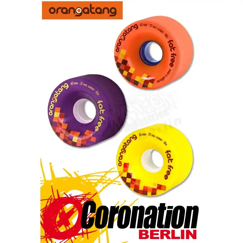 Orangatang Fat Free Wheels 65mm Rollen Aktuell