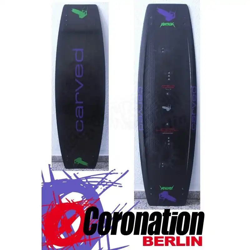 Test Kiteboard Carved Tantrum IV SE Full Carbon 133x39 Neue Kollektion