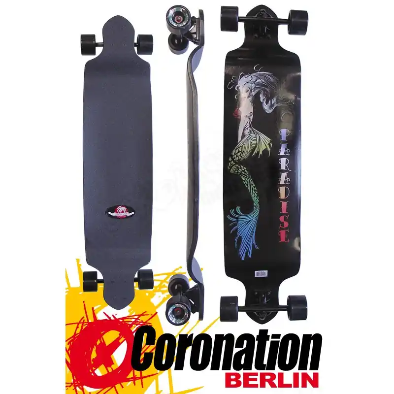 Paradise Longboard Mermaid Drop-Down Komplettboard Finale Aktion