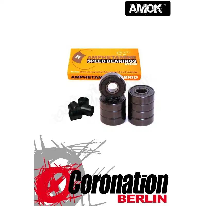 Neuheit Amphetamine Hybrid Ceramic Kugellager Bearings