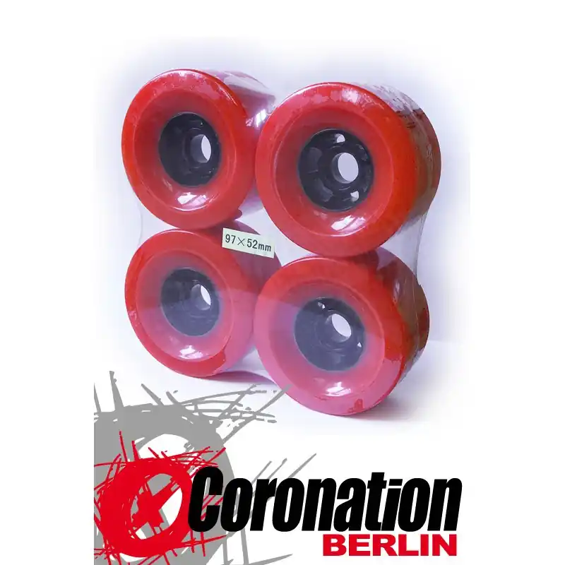 Schnäppchen Longboard Rollen 97mm 78a - Orange