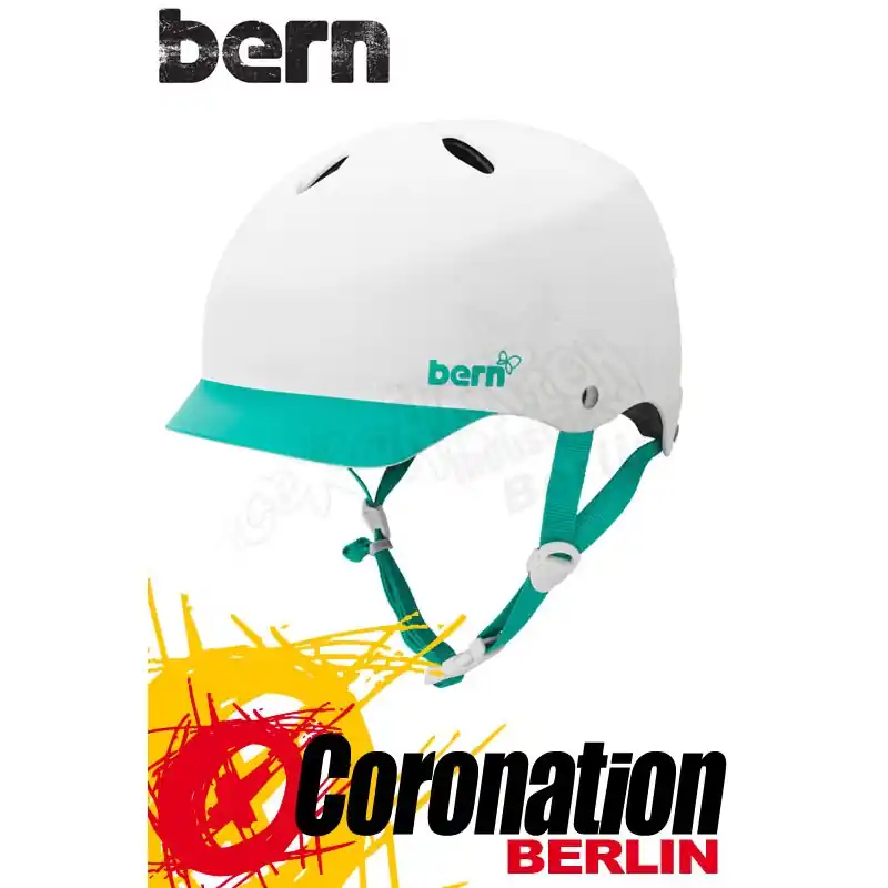 Bern Frauen Kite-Helm Lenox H2O - White Turquoise Grafic Must-Have