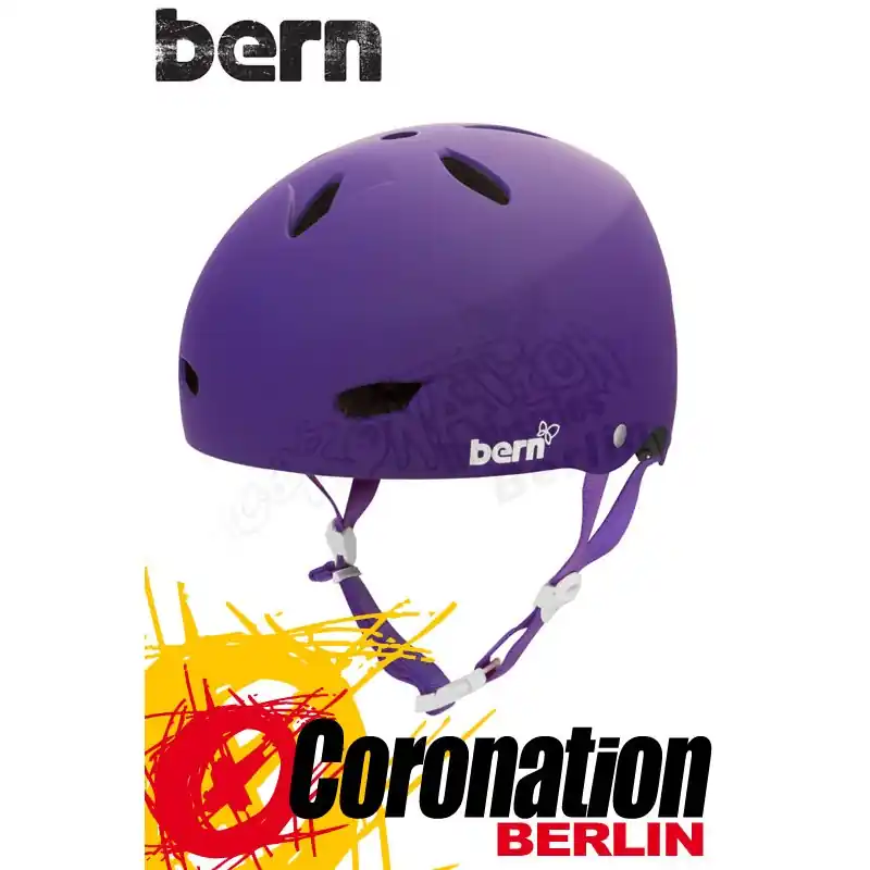 Bern Frauen Kite-Helm Brighton H2O - Purple Zertifiziert
