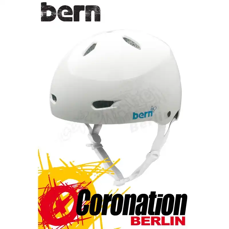 Bern Frauen Kite-Helm Brighton H2O - White Glossy Nur Für Kurze Zeit