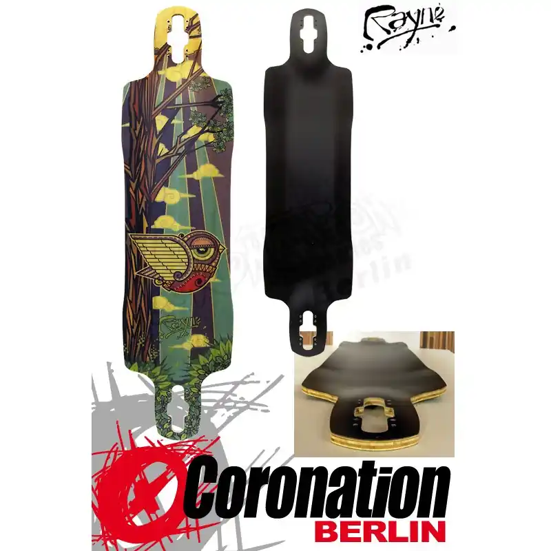 Zertifiziert Rayne Amazon Longboard Deck Downhill Freeride 98cm