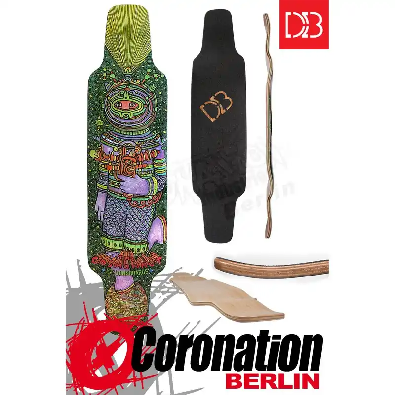Knallerangebot DB The Cosmonaut Longboard Deck 41" mit Grip
