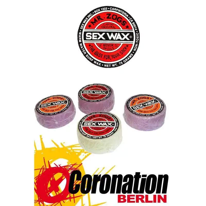 Heißes Angebot Mr. Zogs Sex Wax 75g Warm Water surf Wax