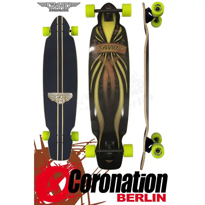 Geprüft Gravity Longboard Komplett Mini Kick 40"