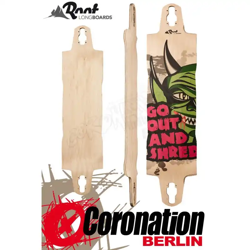 Mega-Angebot Root Longboard Deck Goblin Freeride Downhill Deck 97cm