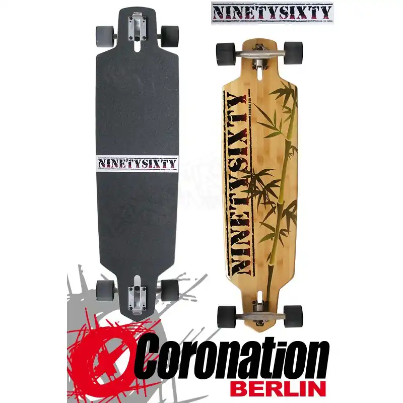 Sichere Zahlung Ninetysixty BooBam Allround Longboard 100cm Komplett