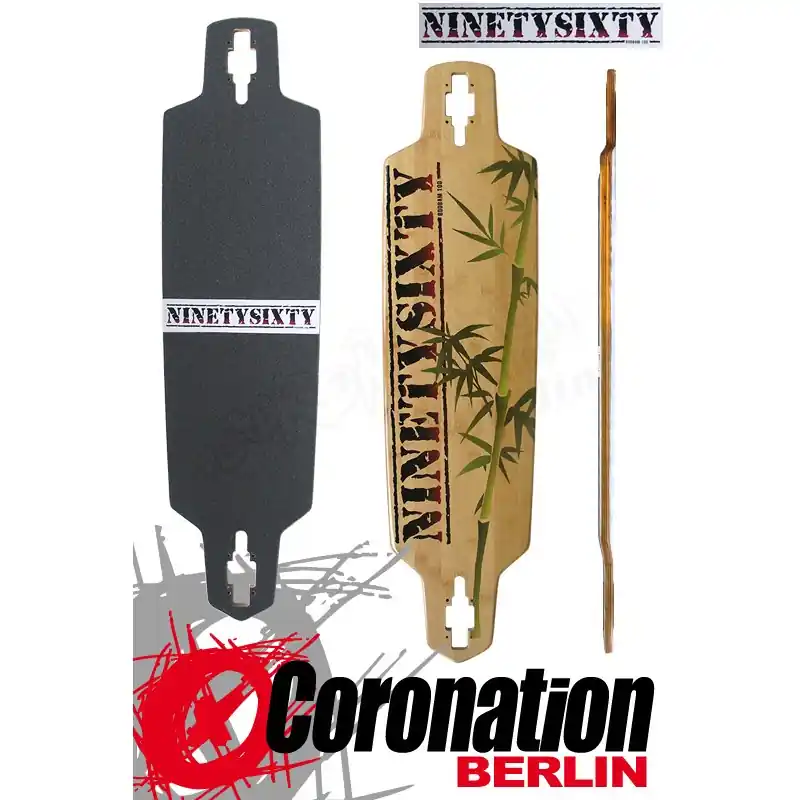 Ninetysixty BooBam Allround Longboard Deck 100cm Finale Aktion