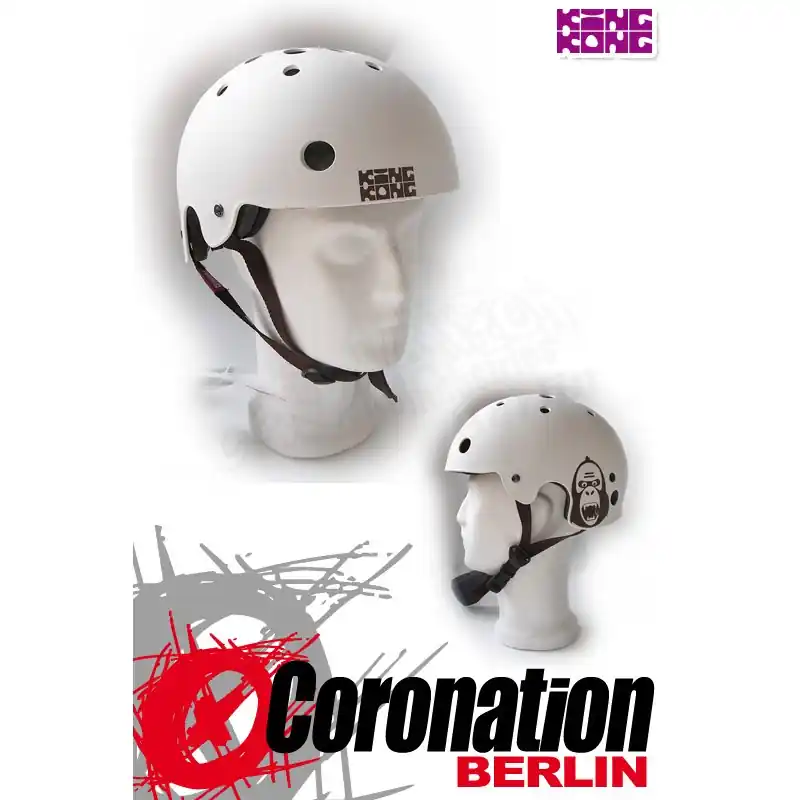 Saisonangebot King Kong Helm BMX Skate - weiß matt