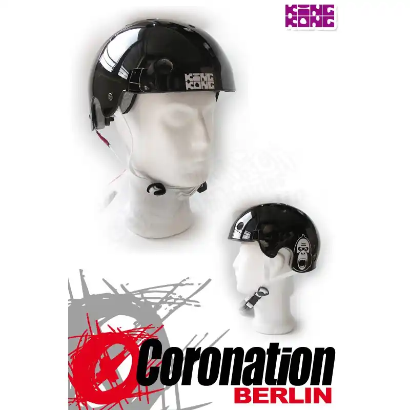 King Kong Helm BMX Skate - schwarz glanz Sale