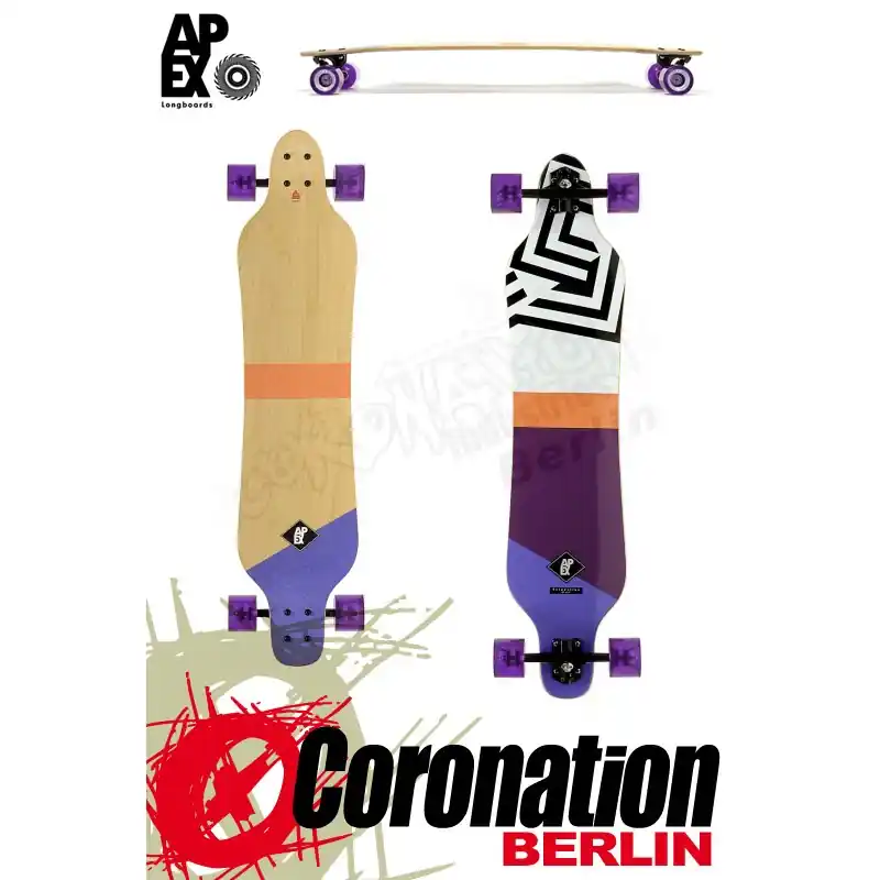 Apex Serpentine Maple Longboard Komplett Preis Gesenkt