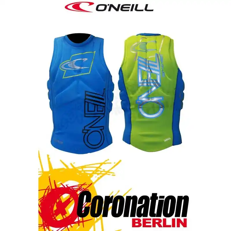 O‘Neill Prallschutzweste Techno Pullover Kite Vest Lime Letzte Chance