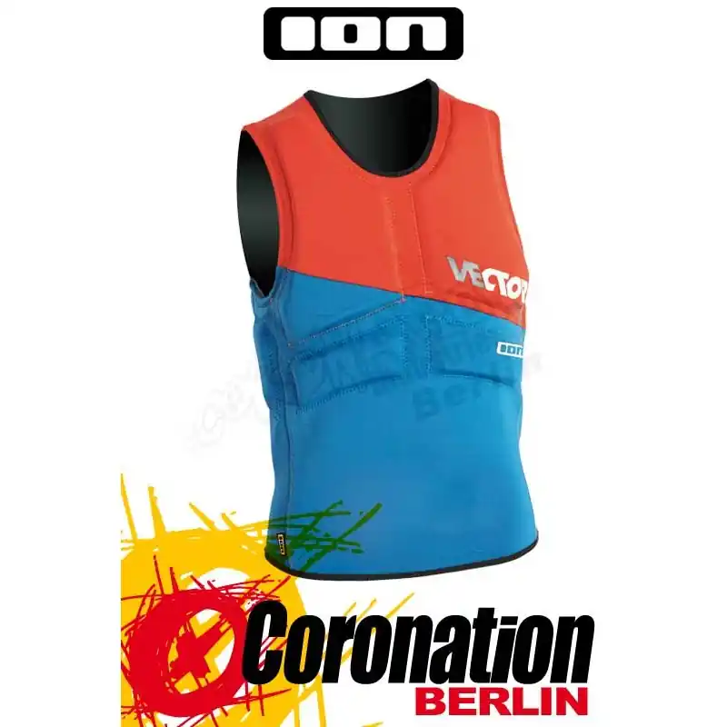 ION Vector Vest Comp Prallschutz red/blue 2014 Bestpreis