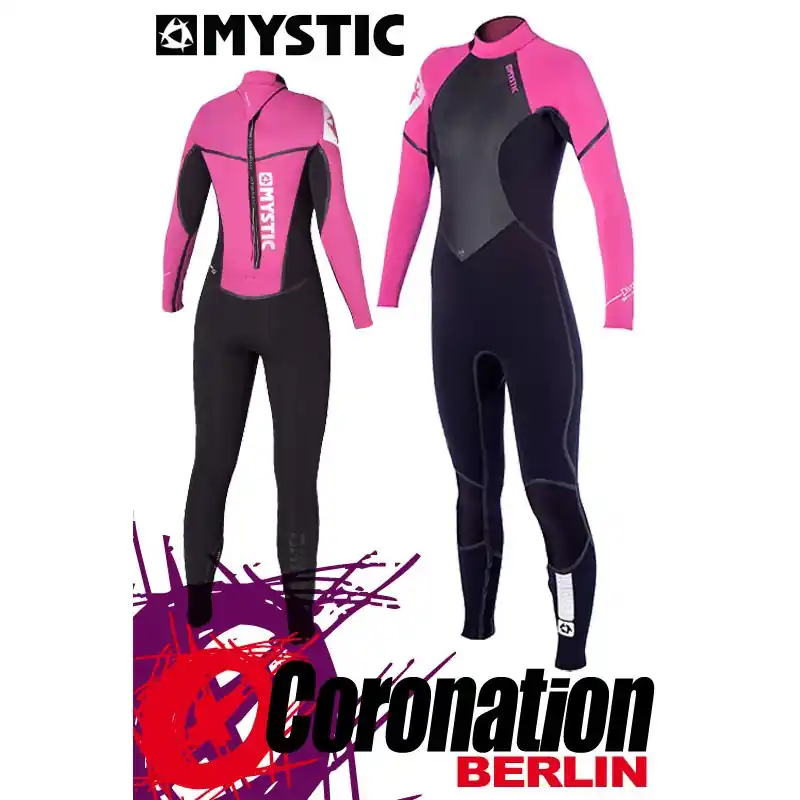 Sichere Zahlung Mystic Diva 5/4 D/L Full Frauen Neoprenanzug Wetsuit Pink