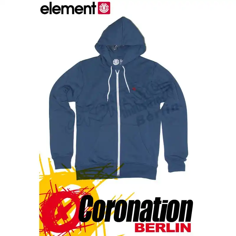 Expressversand Element Smith Zip Hoodie Blue Shadow