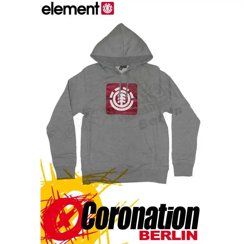 Element Ferocity Hoodie Grey Heather Jetzt Kaufen