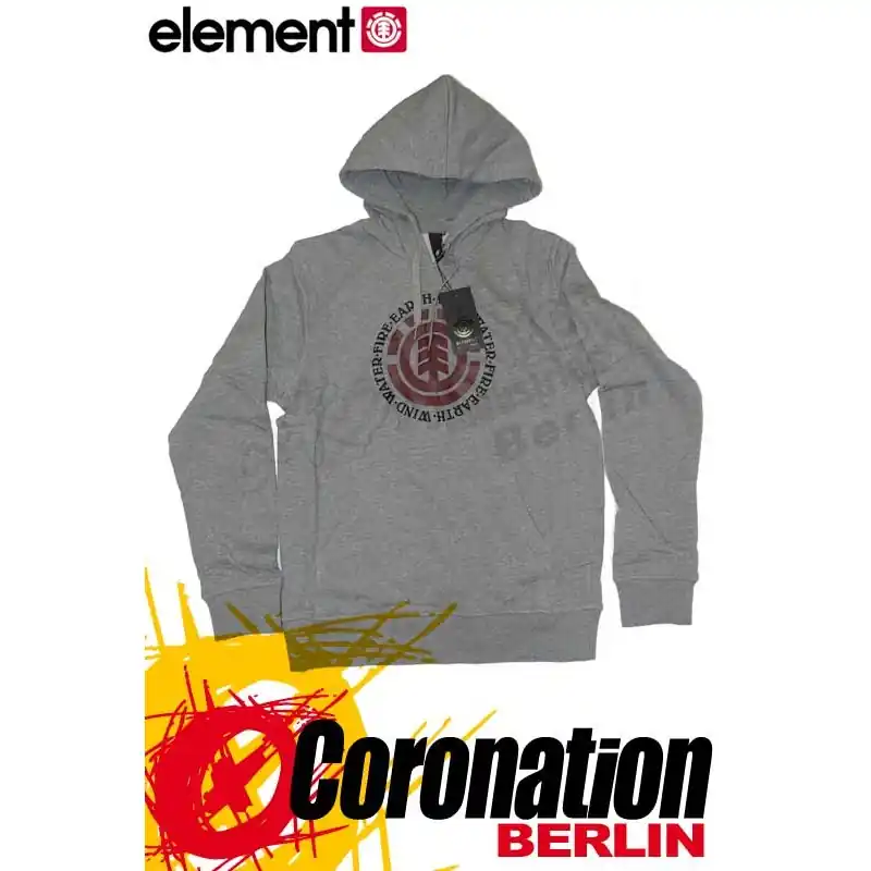 Element Elemental Hoodie Grey Heather Neu