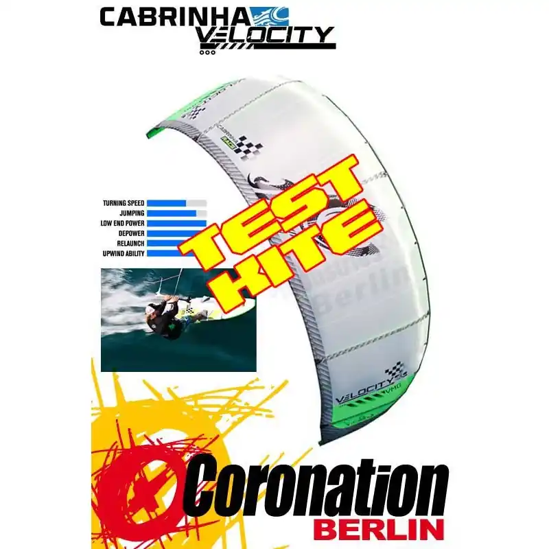 Ausverkauf Cabrinha Velocity 2014 Race TEST Kite 18m²