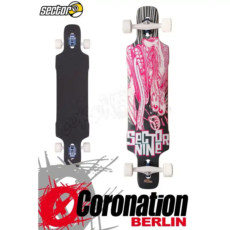 Must-Have Sector 9 Platinum Eye Dropper Longboard Freeride