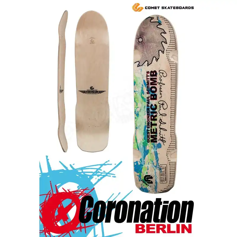 Comet Paul Schmitt‘s Air-Frame Metric Bomb Longboard-Deck 96,5cm Expressversand