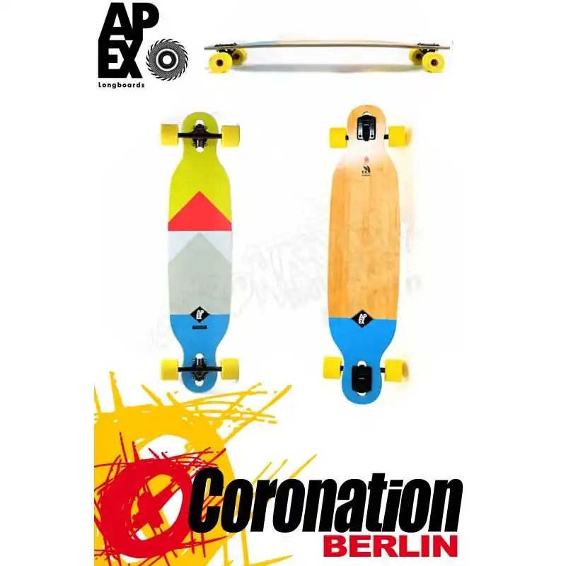 Must-Have Apex Hillside MK2 Bamboo Longboard Komplettboard