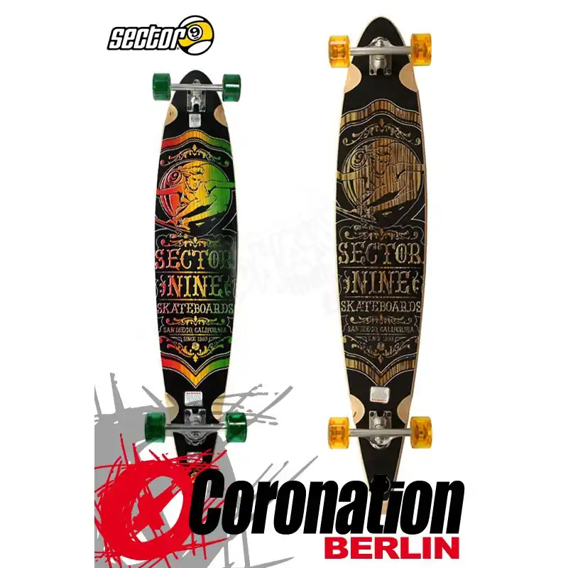 Kracherpreis Sector 9 Carving Bert Pintail Longboard