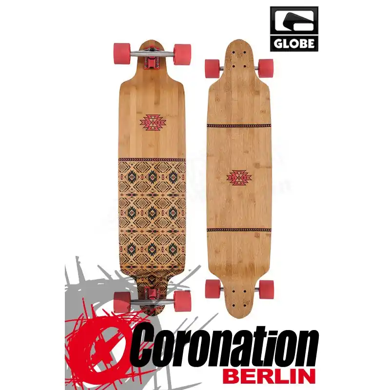 Globe Bannerstone Bamboo Red Longboard Top-Angebot