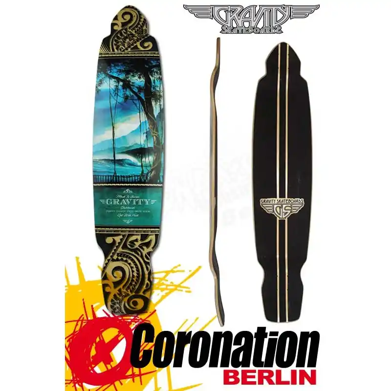 Gravity Drop Kick 43" Longboard Deck - Las Olas Super-Preis