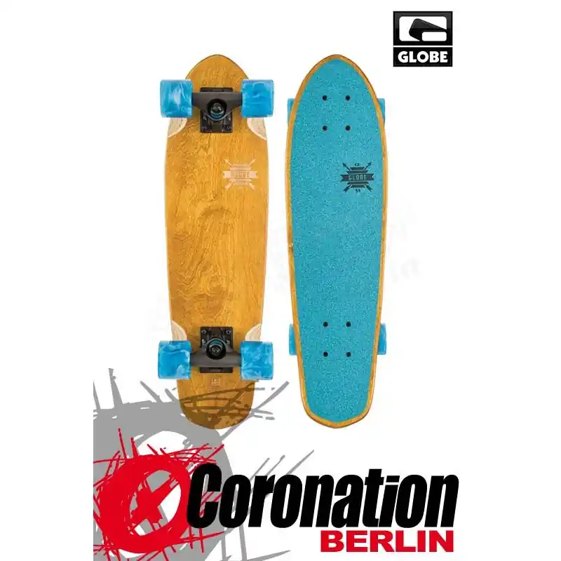 Jetzt Kaufen Globe Blazer Mini Longboard Cruiser Natural Blue
