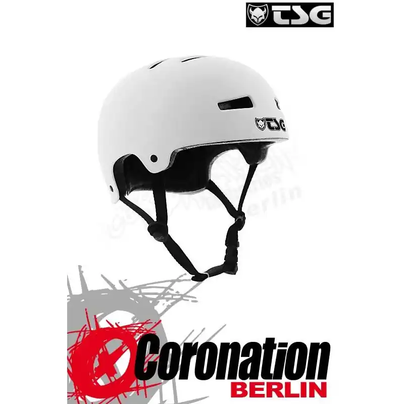 TSG Helm Evolution Solid Colors Flat White Beliebt