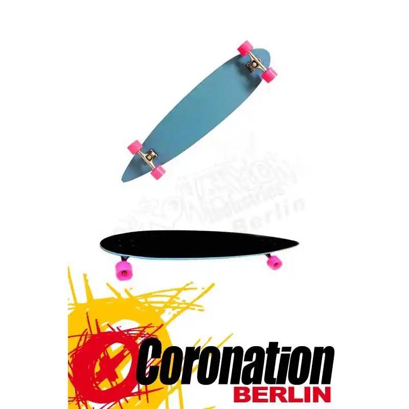 Echt Moose Longboard Pintail Light Blue Komplettboard