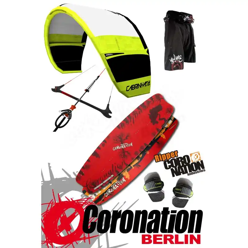 Nur Heute Kitesurf Set Einsteiger Cabrinha Vector 12qm + Coronation Ripper