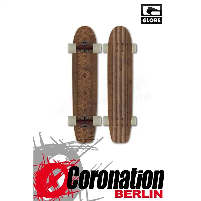 Globe The Plank Longboard Brown Abverkauf