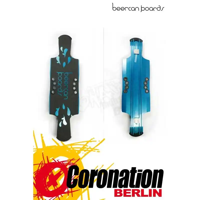 Saisonangebot Beercan Kegger Lite Longboard Deck blue 40"
