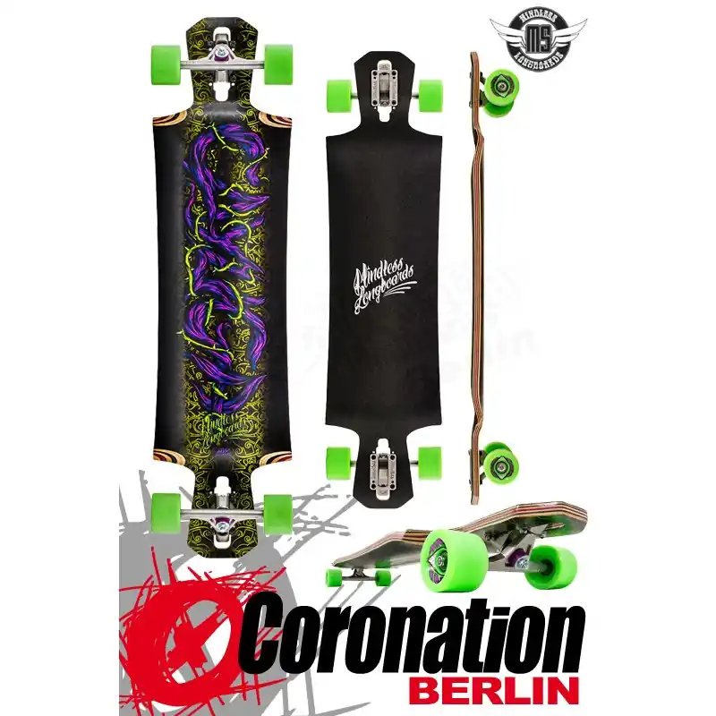 Schneller Versand Mindless Voodoo Cayuga II Longboard Drop Thru Downhill Cruiser